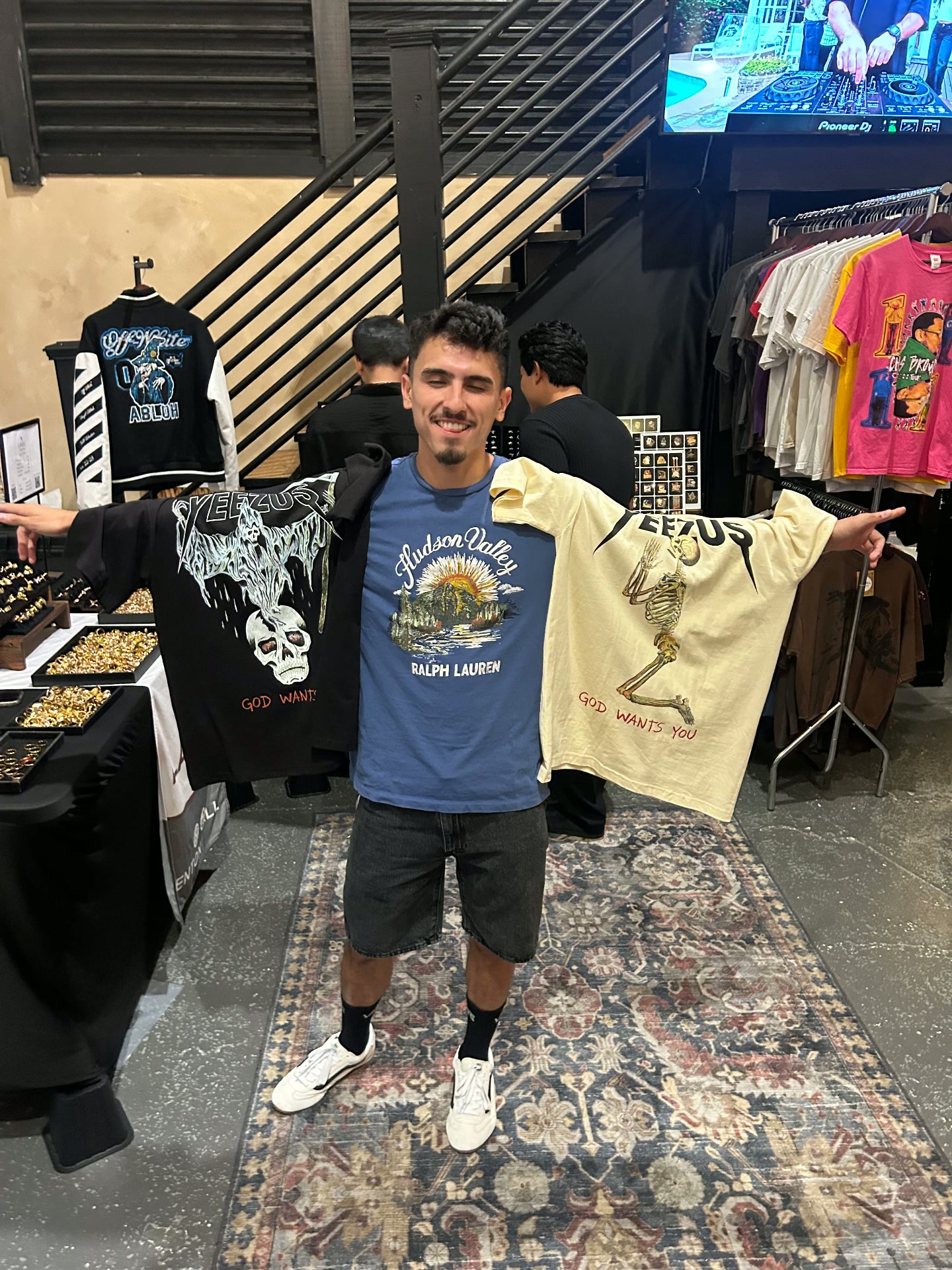 Lavell vendor with vintage tees