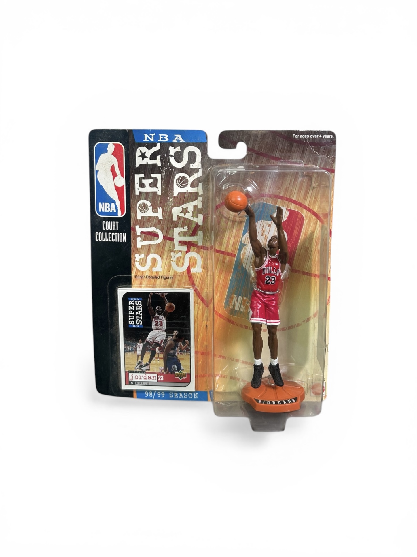 Packaged Michael Jordan Upper Deck Super Stars figure and card