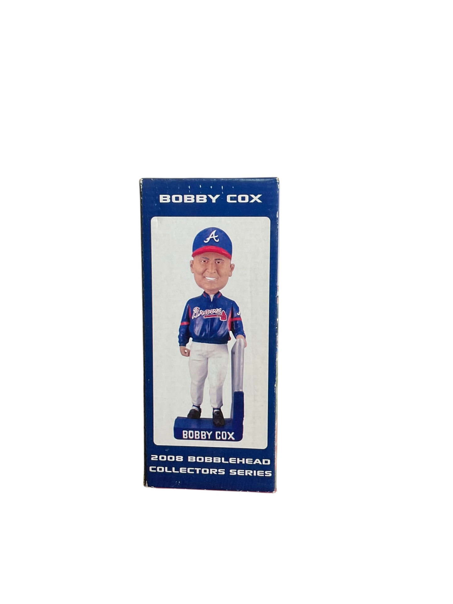Boxed 2008 Atlanta Braves Bobby Cox bobblehead